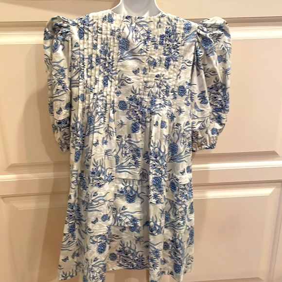 HUNTER BELL Blue and White Floral Dress - Picture 5 of 11